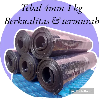 karet tambal ban bakar tebal 4mm 1kg/kompon/kanisir anti bocor