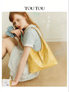 TOUTOU | Large Capacity Yellow Commuter Tote Bag