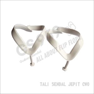 Tali Sendal Jepit Cowok Dewasa Warna Putih Susu