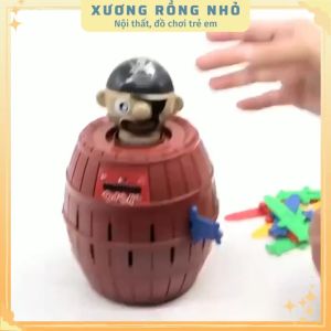 Đồ chơi đâm hải tặc loại to 24 kiếm hàng loại 1 - Funny game đồ chơi hải tặc Barrel Pirate