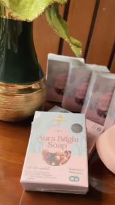 PAKET GLOWING RESELLER [10PCS] AURA BRIGHT SOAP BY LAYYEENA