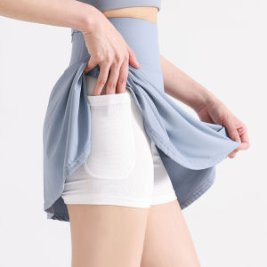 Rok Olahraga Pendek Wanita Dua Potong Palsu/Sport Mini Skirt/Rok Mini Tennis Sport