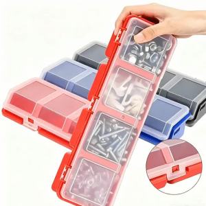 Hộp Đựng Đồ Nhựa Đa Ngăn Bền Chắc Dùng Để Đựng Phụ Kiện Nhỏ Dụng Cụ Trang Sức Và Các Vật Dụng Khác Giúp Sắp Xếp Dễ Dàng.