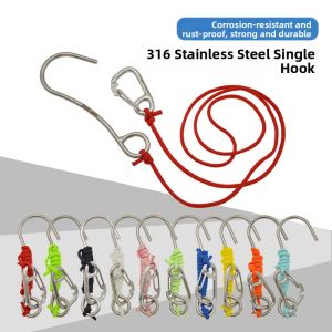KEEP DIVING | Corrosion-Resistant Stainless Steel Single Claw Hook