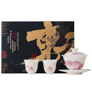 JIXIANSHENG | Jade Hand-painted Tea Set