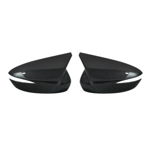 For Mazda CX-3 2016 2017 2018 2019 CX-5 2015 2016 Rearview Mirror Cover Cap Carbon fiber look Auto parts 