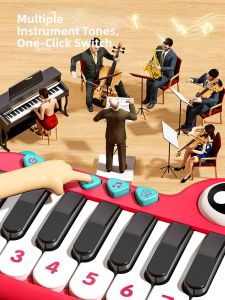 WANJUTEGONGDUI | Childrens Mini Electronic Keyboard Toy