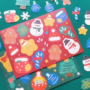 MOMO Christmas Decoration Cartoon Hang Card School Supplies Stationery