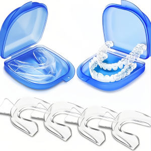 Dental Retainers Moldable Mouth Guard for Grinding Teeth Whitening Perfect Fit Upper & Lower Retainers Teeth Stability
