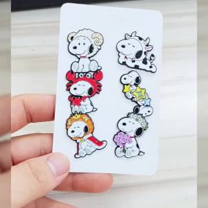 Bandai | 12 Chiếc Ghim Cài Áo Hình Chó Chòm Sao Hoạt Hình Dễ Thương Huy Hiệu Kim Loại Hình Con Vật Hoàng Đạo Phù Hiệu Cài Áo Cho Ba Lô Và Quần Áo Bộ Sưu Tập Trang Sức Dành Cho Lứa Tuổi Từ 14 Trở Lên