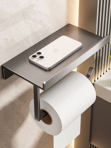 Hole-Free Bathroom Tissue Holder