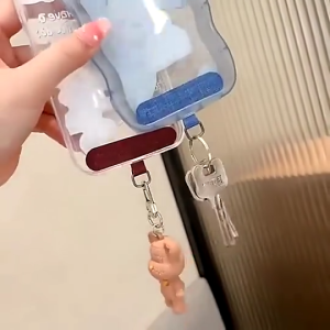 Okey Shop 1PC Mobile Phone Card Fixed Gasket Anti-lost Hanging Rope Patch Hook Hanging Gasket Decoration