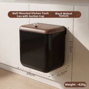 FANHAN | Wall-mounted Household Trash Can 12L