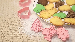 【Blinkin】8Pcs/Set DIY แม่พิมพ์คุกกี้ สไตล์คริสต์มาส แม่พิมพ์ตัดคุกกี้ การ์ตูนคุ้ รูปสัตว์ 3D มิติกดคุ้กกี้เครื่องมืออบ