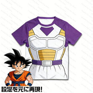Bandai | 2026 New Bandai Dragon Ball Z Majin Buu Cosplay T-Shirt Majin Buu Outfit 3D Print Kids Tshirt Adults Daily and Training Attire