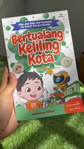 Buku Cerita Anak Islami Komik Bertualang Keliling Kota Riko The Series (Bisa Custom Nama)