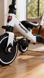 Woop 3 in 1 Kids Balance Bike Tricycle Scooter with Push Handle for Boys Girls Ages 1-6