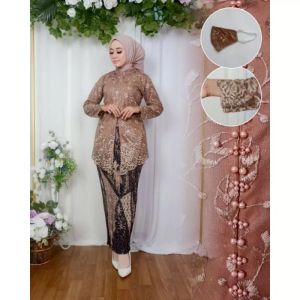 COD-SET TUNIK KEBAYA ASYANTI APLIKASI PAYET MUTIARA MEWAH SET ROK TUNIK KEBAYA TERBARU 2023 COCOK UNTUK WISUDA DAN ACARA PESTA KONDANGAN