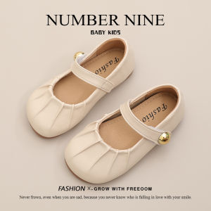 Girl Princess Leather Shoes 2023 Spring & Fall New Childrens Shoes Little Girl Flats Flats Baby Girl Soft Bottom Gommino Western Style