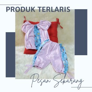 BELI 1 DAPAT 3 PCS - Setelan Bayi & Baju Anak Perempuan Atas Bawah