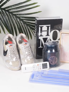 PVC Heat Shrink Bag Heat Shrink Film 🥿 鞋子收纳袋热缩膜 Plastik Shrink Wrap Kasut Beg Kasut Vakum Anti Lembap Hairdryer Heat Seal Travel Damp-Proof