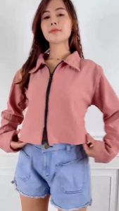 MODIS - Jiyeon ZIP Up HORNET / PAKAIAN WANITA / ATASAN WANITA / CARDIGAN