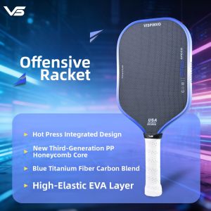 Vispinvo | One-Piece Molding T700 Carbon Fiber Attack-Oriented Padel Racket