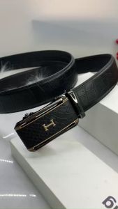 Thắt lưng nam dây nịt dập vân khóa gạt tự động siêu đẹp bản dây 35cm