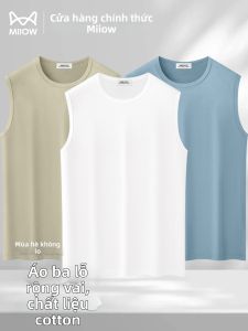 MiiOW | Áo Thun Không Tay Tròn Cổ Thông Gió 260g