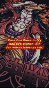 Kaos Anime One Piece LUFFY - OP10