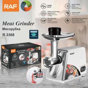 SUPERMAN·RAF Electric Meat Grinder Meat Mincer Heavy Duty Food Mixer Processor Household Sausage Filler Kitchen Appliance