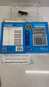 Kalkulator CT-712M 12 Digit - Calculator Check Dual 2 Power