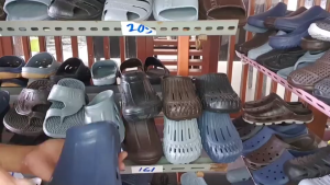 Sandal Karet Pria Polos Slop Sendal Ringan Empuk Anti Slip ST177