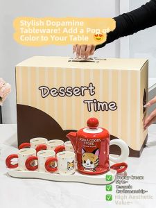XIAOHUANGLU | High-End Ceramic Tea Set for Guests and Home Use