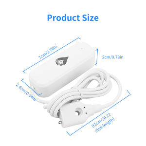 Tuya Zigbee WiFi Water Leak Alarm Flood Sensor Water Level Detector Smart Life APP Remote Monitoring Leak Alarm Safety