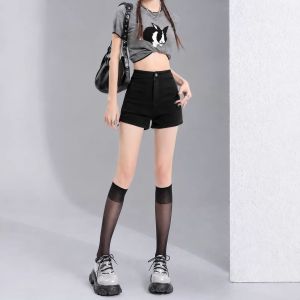 Jeanswest | Slim Fit Black Denim Hot Pants