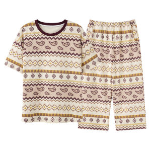 Bộ đồ ngủ MiiOW cho nữ vải cotton tay ngắn mỏng rộng rãi