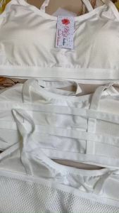 Áo lót lá áo lót học sinh có mút Áo bra 3 dây thun lỗ thông hơi phối lưới AOLA45