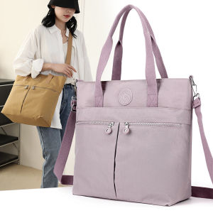 Oxford Cloth Single Shoulder Crossbody Bag Ladies Casual Fashion Nylon Handbag Commuter Tote Bag Canvas Mommy Bag