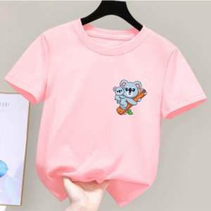 Kaos oblong anak perempuan laki laki motif koala usia 2-10thn atasan anak lengan pendek cewek cowok