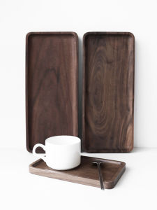 Walnut Wooden Rectangular Tray