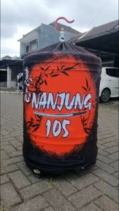 Kerodong Sangkar Kosan Full Printing Ninja Series Motif Terbaru
