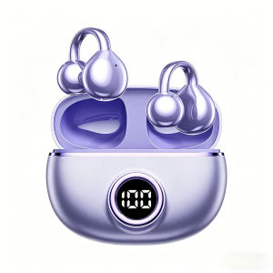 Wireless Clip Headphones Bluetooth Headset Handsfree Noise Canceling Earphones Clip Ear Music Sports Gaming Earplugs With Mic