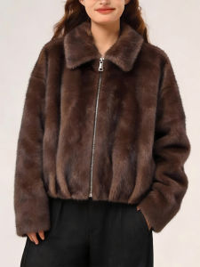 QINGNAER | Elegant Retro Plus Size Womens Coat