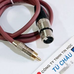Dây Canon ra AV dài 1m / Chuẩn Canon Cái ra 1 đầu AV Đực