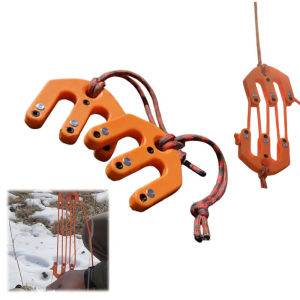 2 Chiếc Ba Lô Săn Bắn Có Chức Năng Tăng Cường Hệ Thống Ròng Rọc Nâng Đồ Nhỏ Gọn Thiết Bị An Toàn Để Quản Lý Vận Chuyển Dụng Cụ Cầm Tay Bằng Cao Su