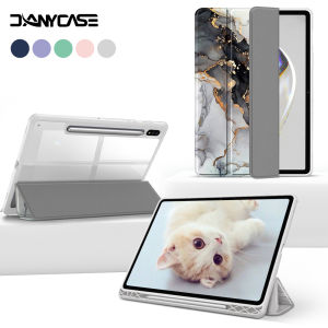 DANYCASE Ốp lưng cho Samsung Galaxy Tab S10 FE S10 Lite S9 FE 10.9inch S6 Lite 10.4inch S7 S8 S9 11inch A9 Plus S10 Plus S9 FE Plus S8 Plus S7 Plus S7 FE 12.4inch A9 8.7inch rõ ràng mặt sau bằng Nhựa Acrylic Vỏ máy tính bảng