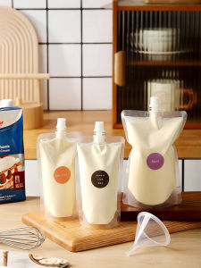 Whipping Cream Packing Bags 250 Ml500ml For Home Soybean Milk Liquid Disposable Sealed Storage Packing Bag