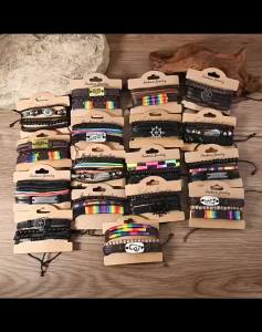 New R Style Multiple in Stock Leaves  Tree Hand-Woven Match Sets Random Hair Bracelet