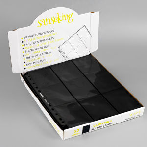 sanseking | 12-Grid Loose Leaf Card Storage Booklet D-Type Binder
